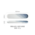 Axyaa Ceramic Dinner Tray for Sushi Restaurant and Pastries