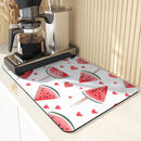 Axyaa Watermelon Drying Mat for Kitchen and Bathroom