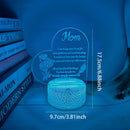 Axyaa Vision Stereo 3D Night Light - Bedroom Decoration - Atmosphere Night Light