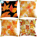 Axyaa Autumn Maple Leaf Sofa Cushion Cover 45*45 Throw Pillow Home Decor