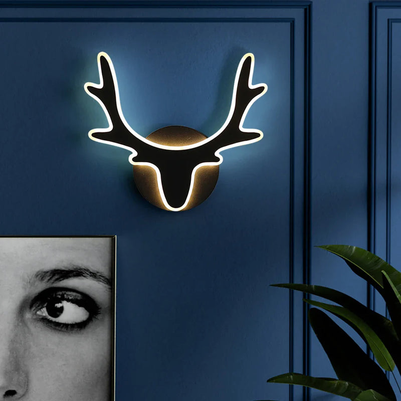 Axyaa Antler LED Wall Sconce Nordic Style Indoor Bedroom & Bathroom Light