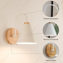 Axyaa Modern LED Iron Wall Lamp for Living Room, Bedroom, Corridor, Study - Elegant Lighting