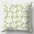 Axyaa Green Plaid Avocado Pillowcase Square Sofa Cushion Cover
