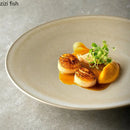 Axyaa High Foot Ceramic Dinner Plate Set - Premium Tableware for Dining & Entertaining