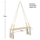 Rustic Wood Wall Hanging Shelves Plant Floating Shelf for Bedroom Living Room Home Decor by Axyaa.