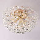 Axyaa Sun Flower Crystal Ceiling Light 2025 - LED Decor for Living Room, Bedroom & Study