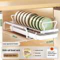 Axyaa Kitchen Pull-out Drainer Storage Rack for Sink Cabinet Tableware Organizing