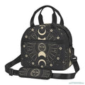 Axyaa Astrology Tarot Goth Insulated Lunch Bag - Lunch Box Cooler Tote for Work, School