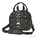 Axyaa Astrology Tarot Goth Insulated Lunch Bag - Lunch Box Cooler Tote for Work, School