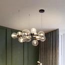 Axyaa Elegant Crystal Chandelier Dining Room Ceiling Pendant Lights