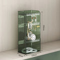 Axyaa Makeup Shelf Organizer Clear Vertical Jewelry Display Stand