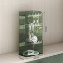 Axyaa Makeup Shelf Organizer Clear Vertical Jewelry Display Stand