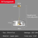 Axyaa Glass LED Pendant Lights Dining Room Chandelier Bar Restaurant Home Decor