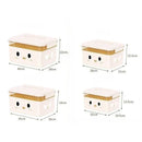 Axyaa Stackable Storage Box Organizer with Lid: Toys, Snacks, Books, Sundries Home Organization