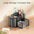 Axyaa Mesh Desk Organizer with 8 Compartments and 1 Drawer