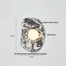 Axyaa Wabi Sabi LED Wall Lamp Bedside Living Room Decoration Fixture Block Stone Glass