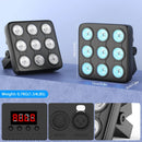 Axyaa 9LED RGBW Par Stage Lights - Remote Control DJ Disco Lighting