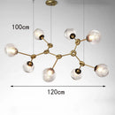Axyaa Salon Chandelier Pendant Lights Ceiling Lamps for Dining Room Elegant Indoor Lighting