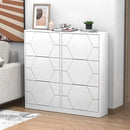 Axyaa Slim Shoe Storage Cabinet with 6 Flip Drawers, Adjustable Shelves, Modern Organizer