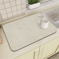 Axyaa Striped Geometry Kitchen Mat Set