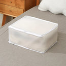 Axyaa Translucent Foldable Storage Bag for Closet Clothes Organization