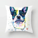 Axyaa Cute Dog Pattern Pillowcase Cover 45x45cm for Kids Room & Living Sofa Decor
