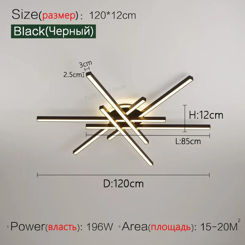 Nordic LED Ceiling Chandelier for Living Room Dining Bedroom - Axyaa