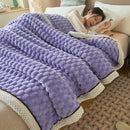 Axyaa Microfiber Plush Blanket: Soft, Lightweight, Multifunctional for Travel, Sofa, Bed