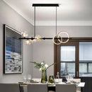 Axyaa Glass Bubble Chandelier: Nordic Minimalist Magic Bean Design