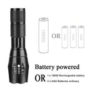 Axya High Lumen Tactical Flashlight: 5 Modes, Waterproof, Zoomable for Outdoor