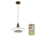 Axyaa 30W LED Ceiling Fan Light, Modern Multi-function Lamp for Bedroom, Balcony & Kitchen