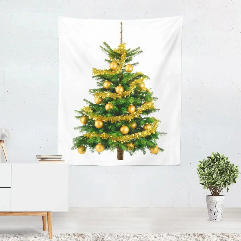 Axyaa Christmas Tree Tapestry for Living Room Wall Decor
