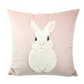 Axyaa Nordic Fresh Sofa Embroidery Pillow Cover Floral Decorative Pillowcase
