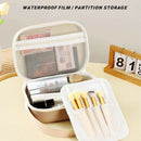 Axyaa EVA Travel Cosmetic Bag and Makeup Brush Organizer
