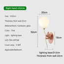 Axyaa Glass Balloon Bear Wall Lamps for Children's Room Lighting
