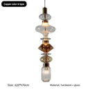 Axyaa Nordic Glass Chandelier: Modern Elegant Design for Hotel, Cafe, and Home