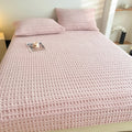 Axyaa Coral Velvet Fitted Sheet - Winter Warm Mattress Cover - Single/Queen/King Size