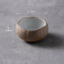 Axyaa Ceramic Sea Urchin Dessert Bowl Set - Stylish Tableware for Soups, Steamed Eggs, Snacks