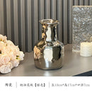 Axyaa Nordic Cream Ceramic Vase for Modern Living Room Decor
