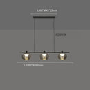 Axyaa Glass Chandelier Dining Room Pendant Lights Ceiling Lamps - Indoor Fancy Lighting