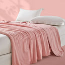 Axyaa Cool Tencel Spandex Summer Quilt | Solid Color Ice Cream Watermelon Quilt
