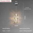 Axyaa Nordic LED Pendant Lights: Minimalist Chandelier for Home Decor