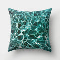 Axyaa Sea Waves Cushion Cover 45x45cm for Home, Office & Car Décor