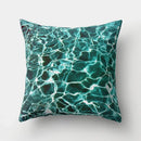 Axyaa Sea Waves Cushion Cover 45x45cm for Home, Office & Car Décor