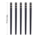 Axyaa Reusable Alloy Non-Slip Sushi Chopsticks Set