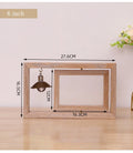 Axyaa Rotating Wooden Photo Frames for Personalized Couples Gifts