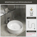 Axyaa Modern Ceramic Large Sink - Bathroom Vanity Basin for Balcony Bathroom.