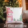 Axyaa Christmas Cartoon Pillow Covers - Cute and Festive Home Decor