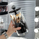 Axyaa Makeup Brush Holder with Automatic Lift and Dustproof Lid