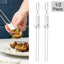 Axyaa Stainless Steel Telescopic BBQ Skewers - Portable and Reusable BBQ Fork